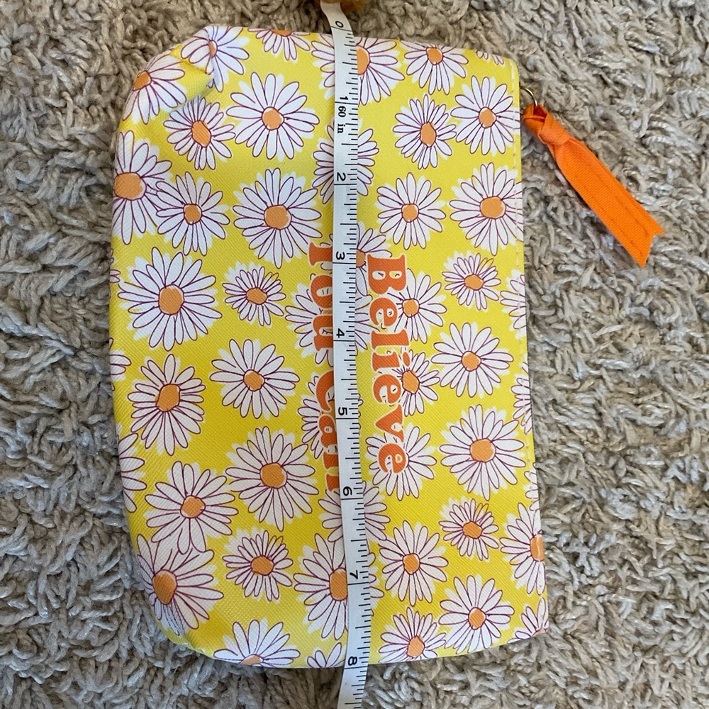 Yellow Floral Pencil Case